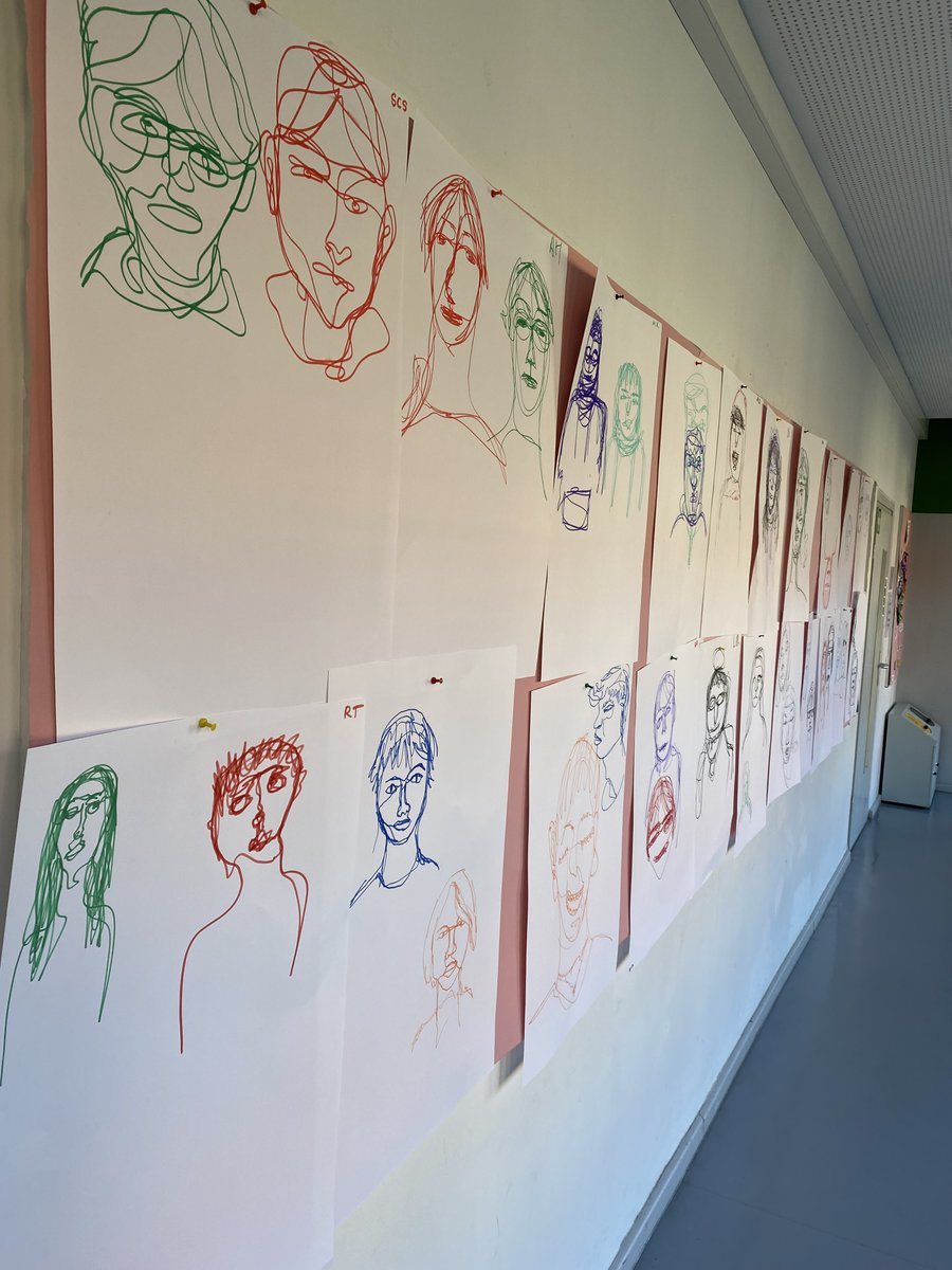 BMSSecondary's tweet photo. So much fantastic artwork has appeared on the walls of @BMSSecondary, showcasing the amazing talent of our students! #art #design #studentwork #BMSInspire @ELC_BMS @BMSPrimary https://t.co/RcBs63E7i1