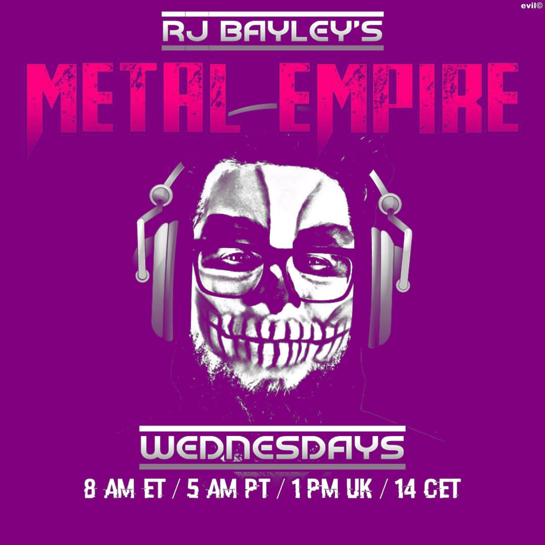 Friends, Romans, Metalheads, lend me your ears! And your voice; I damaged mine from shouting at my dog to stop chasing a squirrel. Metal provides all your sonic needs however, starting 1pm GMT on metalworldradio.com. A community that provides a positive, inclusive atmosphere.