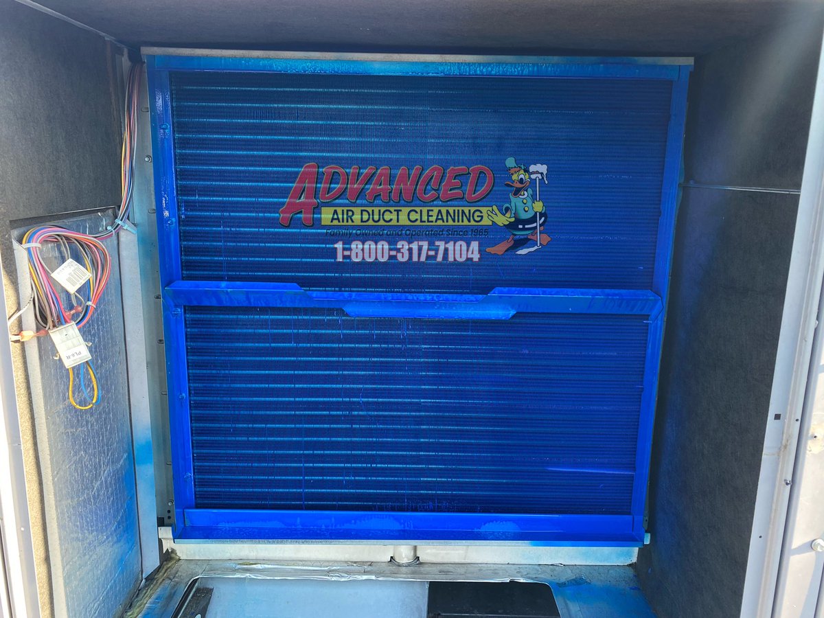 AdvancedFurnace's tweet image. Corrosion protection for your AC Evaporator coils. 
Have you ever thought about having this done at your residential, commercial or industrial property? 

•reduce corrosion, extend the life of HVAC system &amp;amp; reduce energy consumption by 35%
           AdvancedAirDuctCleaning.com