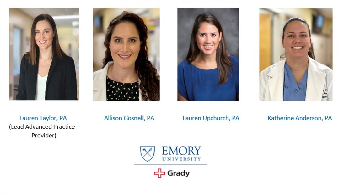 EmoryGradyOrtho's tweet photo. Today marks the last day of national #PAweek2022! Meet our expert #PhysicianAssistants below!
#orthotwitter #Medtwitter https://t.co/L1MrXjpbFK