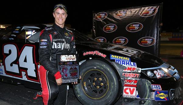 On this day in 2013, <a href="/CameronNHayley/">Cameron Hayley</a> scored his 1st career NASCAR K&amp;N Pro Series West win at All American Speedway #NASCAR #KNWest