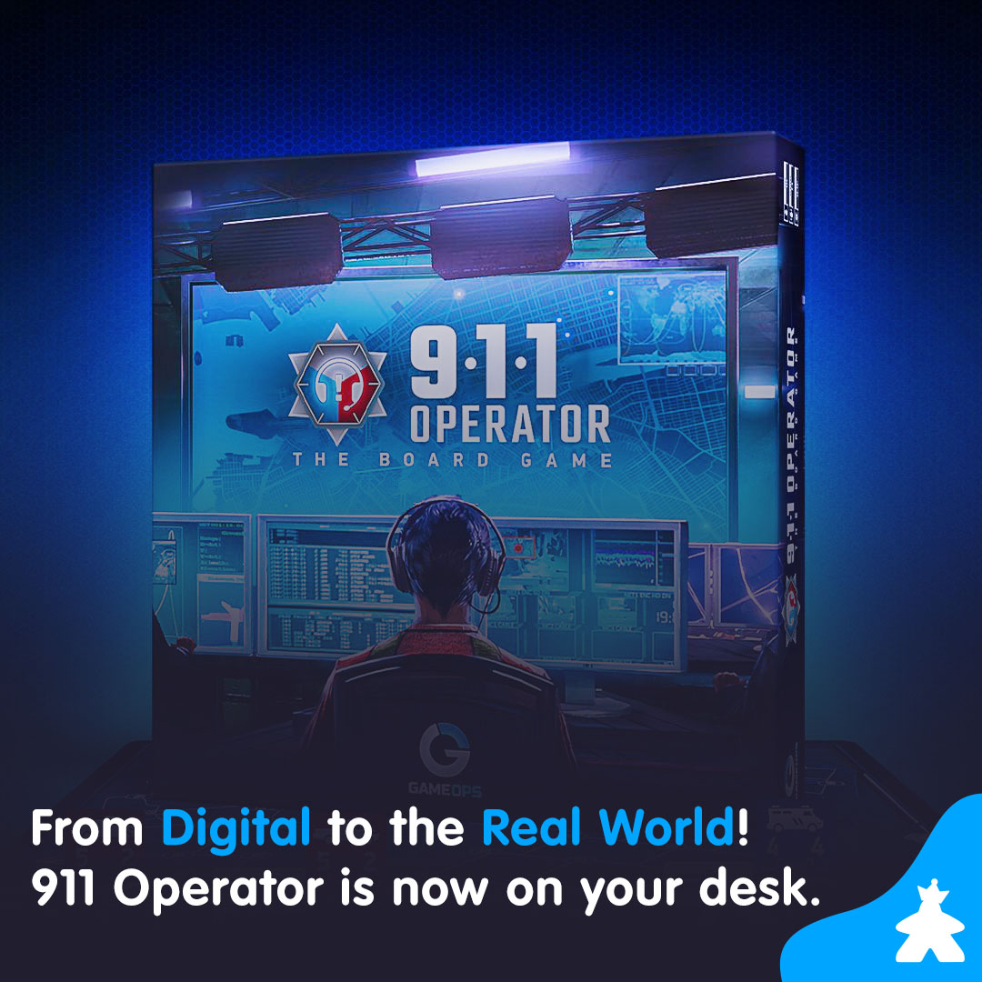 BoardGameKS's tweet photo. 911 Operator The Board Game

•Gameops
•2-4 Players
•45-90 Min
•13+ Ages

From digital to the real world! Popular video game 911 operator is now on your desks. The lives of others are in your hand.

#boardgames #kickstarter #boardgamegeek #tabletopgames #bgg #boardgame https://t.co/TozYFOvCM3