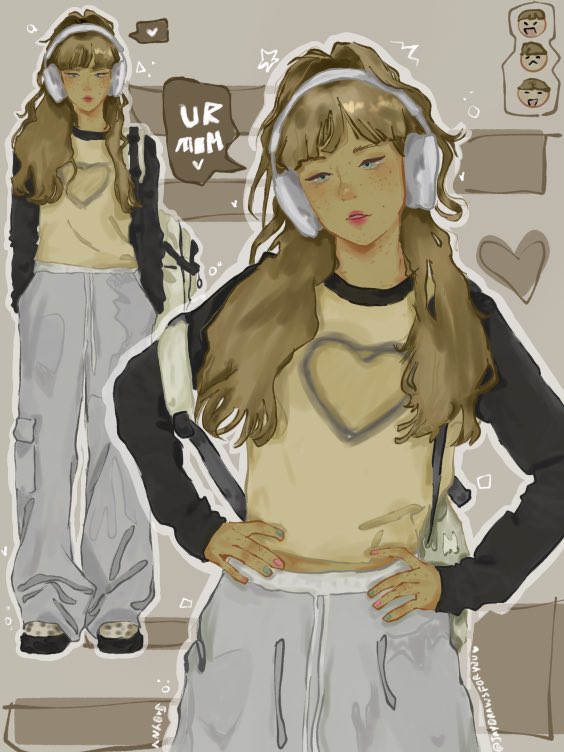 Artist_Jay_'s tweet photo. finally finished this!! #art #Wednesday #fanart #urmom #cuteart #artstyle #drawingstyle https://t.co/I0yQXAN7lb