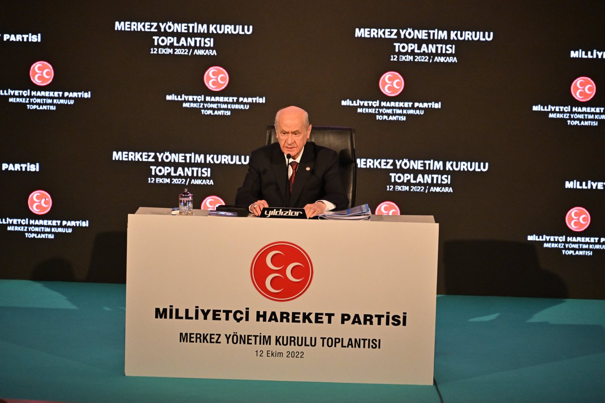 Genel Başkanımız Devlet Bahçeli'nin katılımlarıyla MHP MYK ve MDK toplantısı gerçekleştirildi.