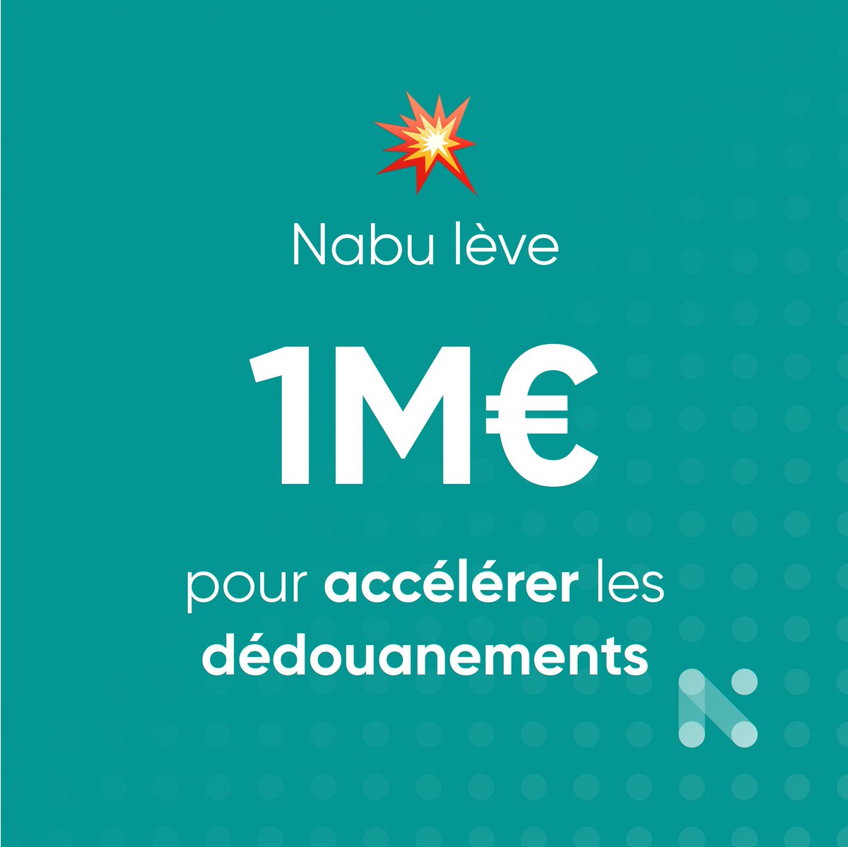 Nous sommes très fiers d'annoncer que <a href="/Nabu_io/">Nabu</a>  a levé 1M€ pour accélérer les dédouanements et libérer les logisticiens de la paperasse 💥

Pour en savoir plus, retrouvez les articles de Maddyness 👉 maddyness.com/2022/10/12/nab…

Et de VoxLog 👉 voxlog.fr/actualite/6724…