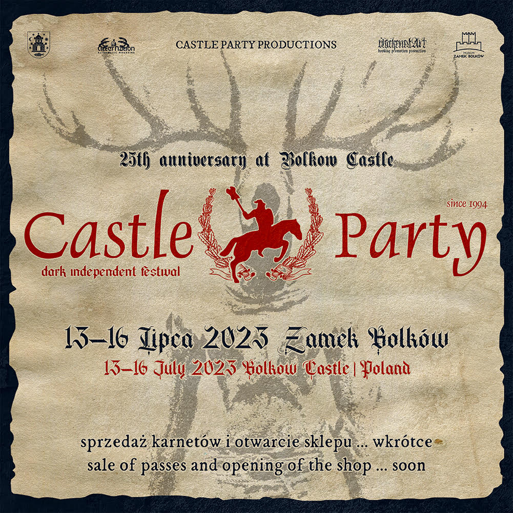 CastlePartyFest's tweet photo. Castle Party will be held from July 13 - 16, 2023!
https://t.co/0CIP4ZrqI3 https://t.co/DAwxmhL2Py