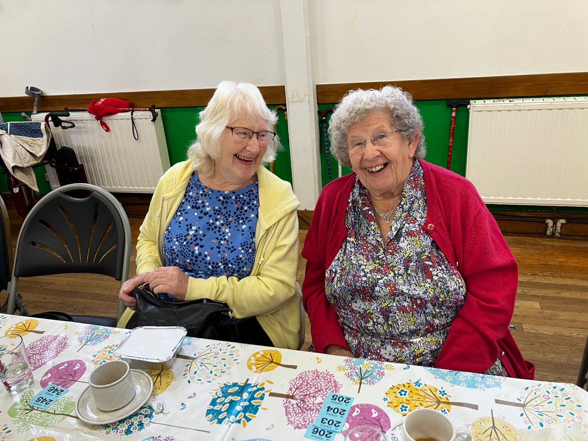 Lots of joy yesterday <a href="/HoveMethodists/">Hove Methodist</a>. Red shoes, pink hair, fantastic <a href="/FareShareSussex/">FareShare Sussex & Surrey</a> food, raffle donations, <a href="/DigiBTN_Hove/">DigitalBrightonHove</a> helping our guests. + even some Jimi Hendrix! #Community #Volunteers #Friendship