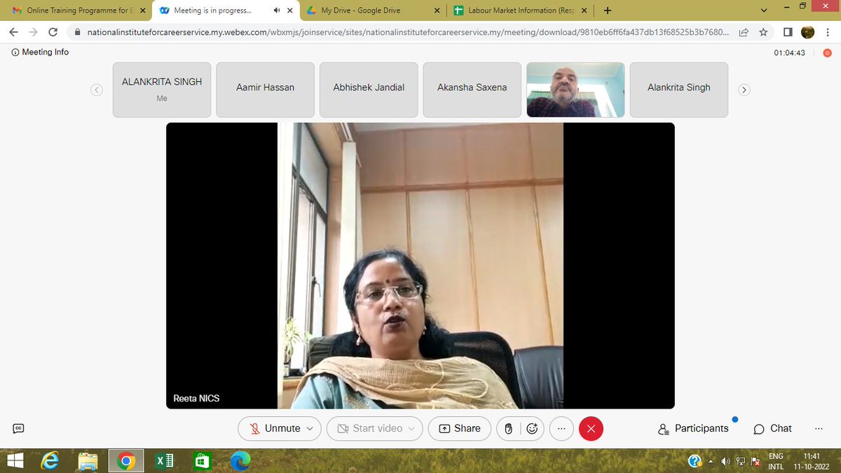 nicsgov's tweet photo. NICS organized an Online Training Programme for ESP from 11th Oct.-12th Oct. The programme was addressed by Smt. M. Lata Gautam, Director I/C NICS, Smt. Reeta, DDE,NICS, Dr Sakshi Sharma,DGE, Mr. Sumit Gupta,MSME, Dr Dhanya MB,Associate Fellow,VVGNLI &amp; Smt. Jayanti Negi,YP,NICS. https://t.co/FkrSMlKS2O