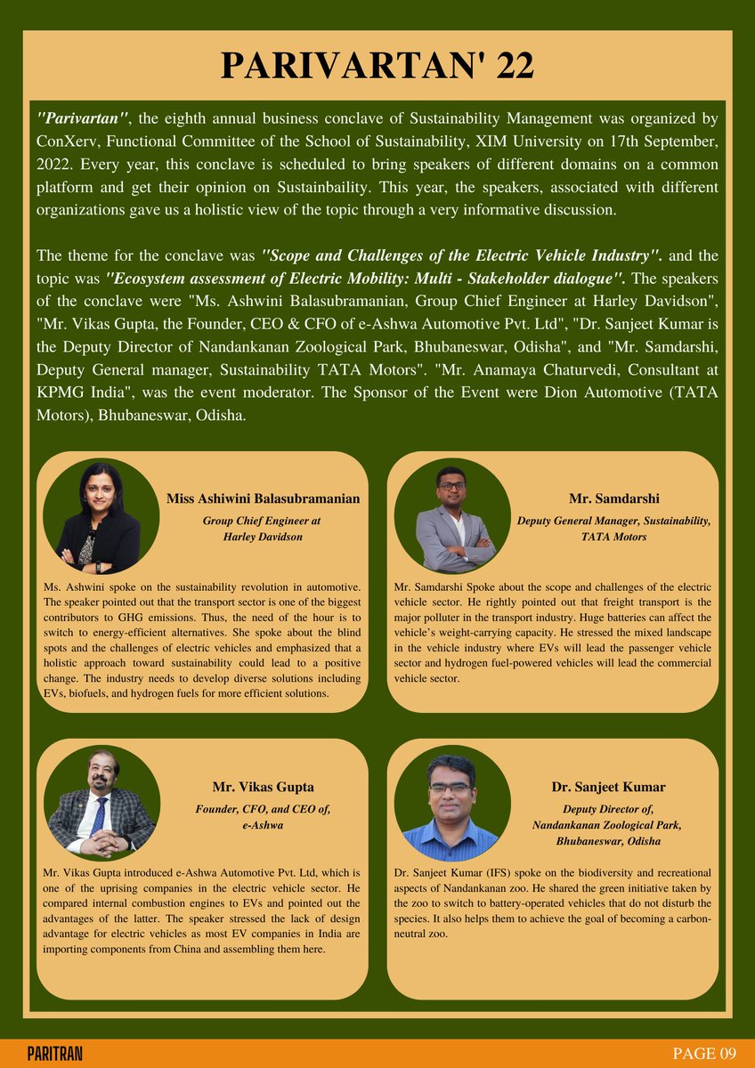 ConXerv's tweet photo. ConXerv presents its Monthly Newsletter "Paritran August and September'22 Edition"

#sustainability #mba #ximuniversity #newsletter
8w https://t.co/H5wE0vUfB1