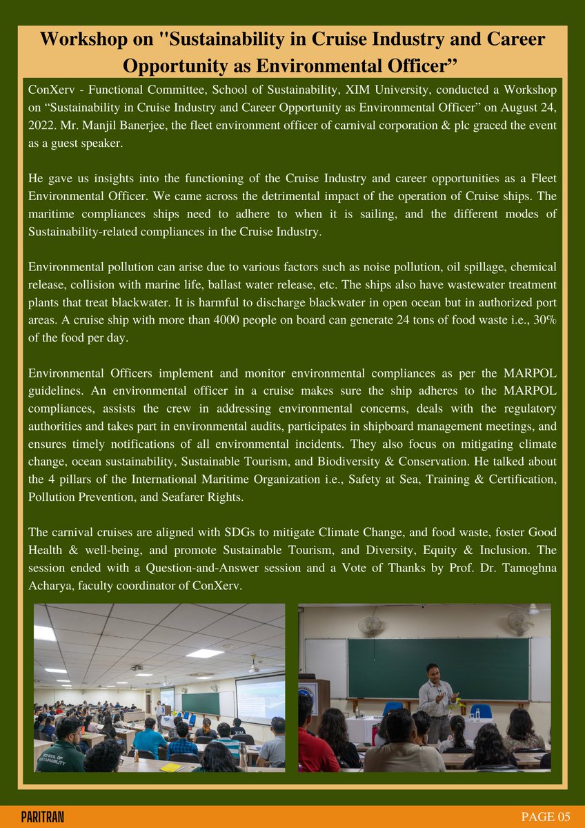 ConXerv's tweet photo. ConXerv presents its Monthly Newsletter "Paritran August and September'22 Edition"

#sustainability #mba #ximuniversity #newsletter
8w https://t.co/H5wE0vUfB1