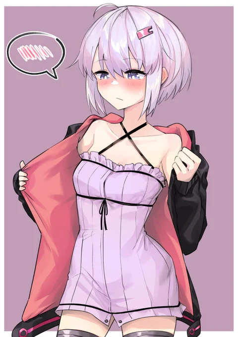 結月ゆかりの服を着た雫 