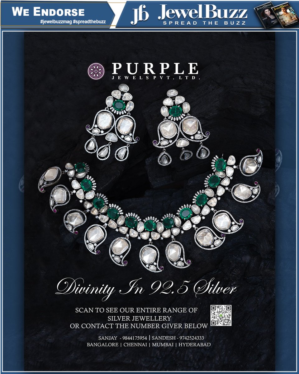 *Purple Jewels Pvt Ltd - Divinity In 92.5 Silver* @jewelbuzzmag

*For more Updates* Do follow us on Social Media
*Facebook Page* bit.ly/3blw5Rg

#purplejewels #jewelbuzzmagazine #jewelbuzzmag #spreadthebuzz #jewelmagazine #gold #silver #gemstone #platinum #diamond