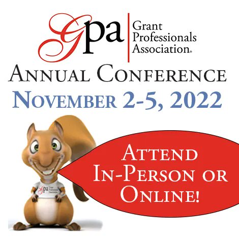 GPANational's tweet photo. This is your final chance to register for our Annual Conference at the regular rate! Attend either in-person or virtually and network with other grant professionals. Register Today! #GPAConf2022 https://t.co/jJEjSV9QVy https://t.co/ihD1pYvSbL