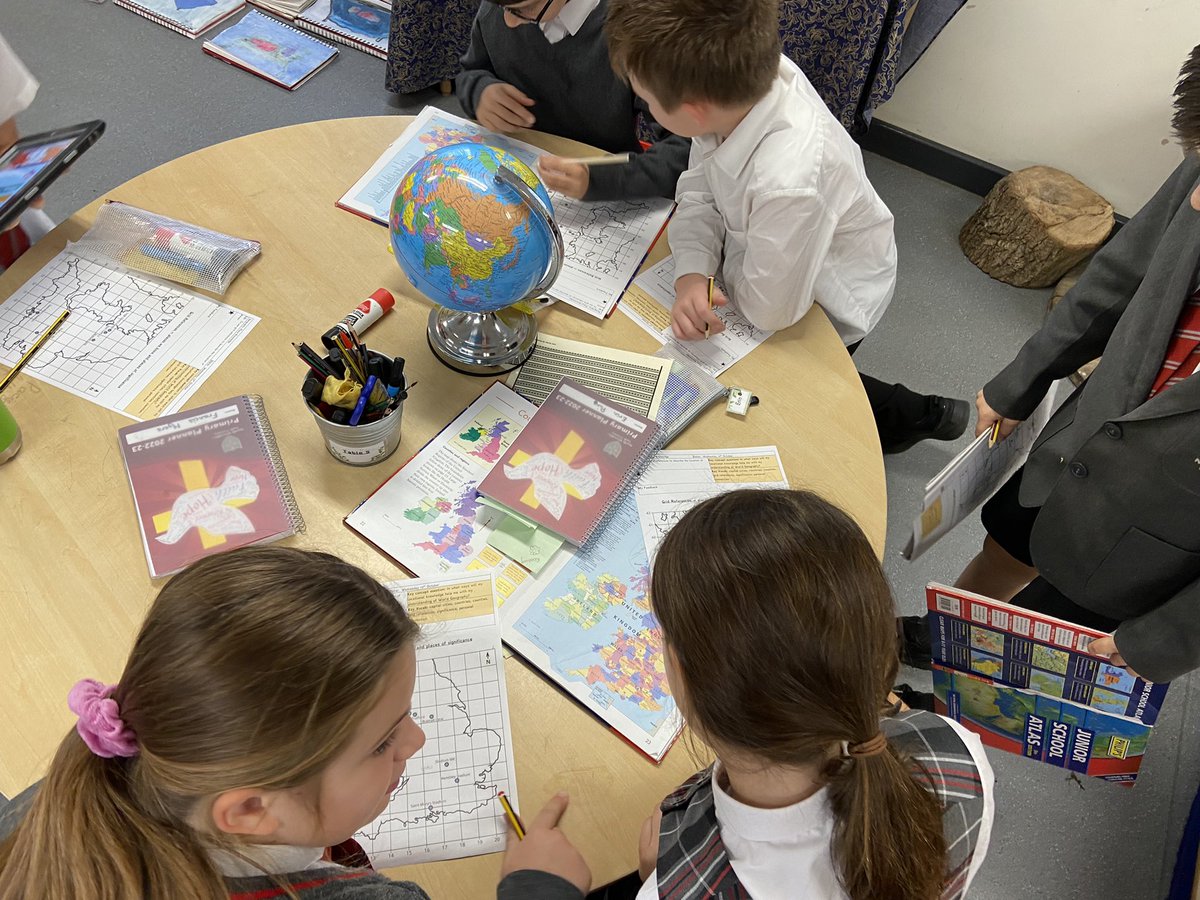 NWAmethyst's tweet photo. Using #gridreferences, #maps and #Atlases to locate places of personal #significance in England. We recorded it on to a map and challenged our friends to find the locations using grid references #NWgeography https://t.co/ENrF7C7obR