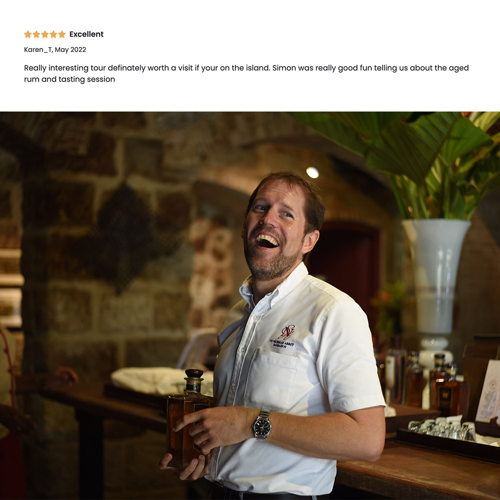 Cheers! And thanks for taking the time to give us your review. #StNicholasAbbey #HeritageTourism #BarbadosHistory #VisitBarbados #LoveBarbados #SNAMemories #StNicholasAbbeyHeritageRailway#S