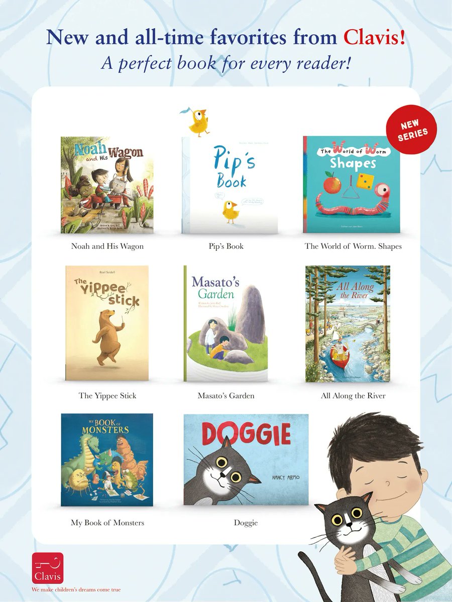 New and all-time favorites from <a href="/clavisbooks/">Clavis Publishing</a>! A perfect book for every reader.

Order: buff.ly/3SQMugX