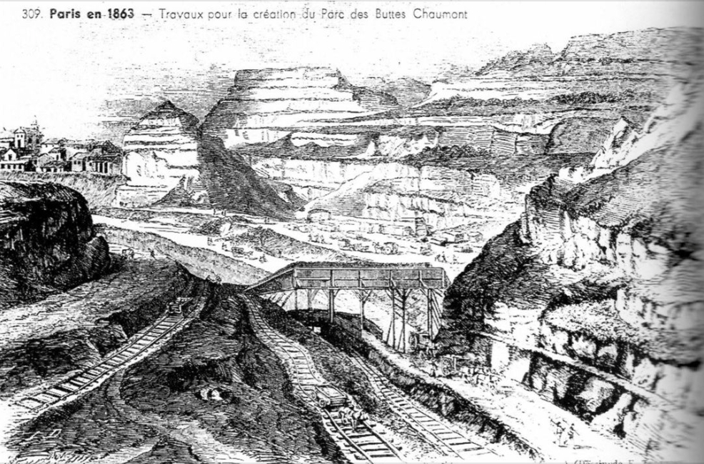 #LeSaviezVous ❓ Le parc des Buttes-Chaumont est un parc entièrement artificiel inauguré en 1867. Construit sur d'anciennes carrières, sa dénomination proviendrait de la contraction de « Monts Chauves »