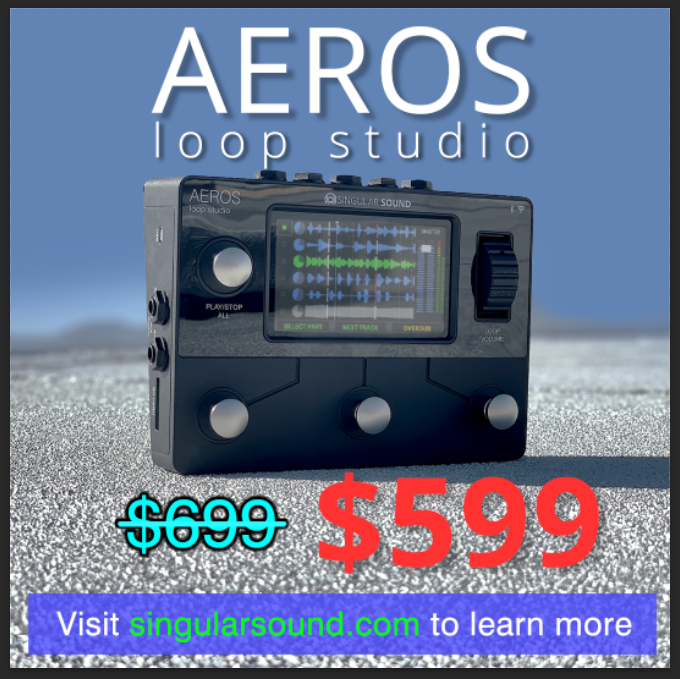 singular_sound's tweet photo. The #AerosLoopStudio has officially been decreased from $699 to $599🤯

 Making it easier for #musicians to get the gear they need is a no-brainer for us. 

Head to our website to get your Aeros at https://t.co/f0baHXaLyu 🤘🎛 https://t.co/ANObWn2Eqx
