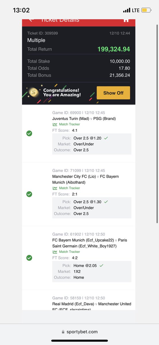MiisterSurge's tweet photo. 200k FUCKING BOOM with just 10k!!!! On E football!! Follow my telegram for e-football inplays!!! No stress 200k! Buying lunch for 5 people!! Retweet to be picked!!!!!!! https://t.co/MkcRbP2BW2