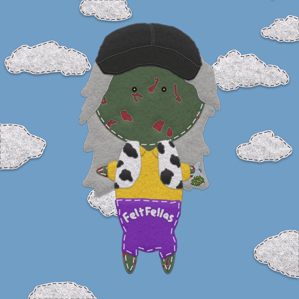 GM☀️ There are still 29 fellas left to grab at feltfellas.com! There are still 2 new 1/1s hidden in the final supply of fellas. Be sure to mint yours before it’s too late! 🧟‍♂️💀🤕❤️🧡💛💚💜💙