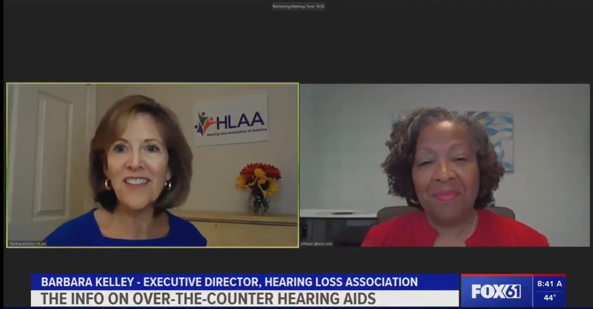 HLAA joined @ASHAWeb for a media tour to share info on OTC #hearingaids, available next week directly to consumers. Questions @ OTC #hearinghelp? See our Tip Sheet & Shopping Checklist @ hearingloss.org/OTC #Teamwork #HearingLoss @BKelley_HLAA
