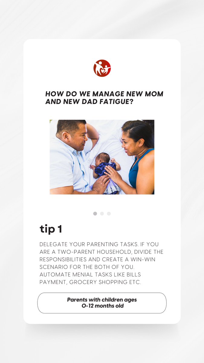 ParentPinoy's tweet photo. We know how stressful having a new baby could be. This week’s #NurturingHome Playbook talks about tips on managing fatigue.
Narito ang mga pwede ninyong gawin to better manage your time and be more effective in taking care of your baby.
We’re cheering you on, Pinoy Parents! https://t.co/PYVZswzI0f