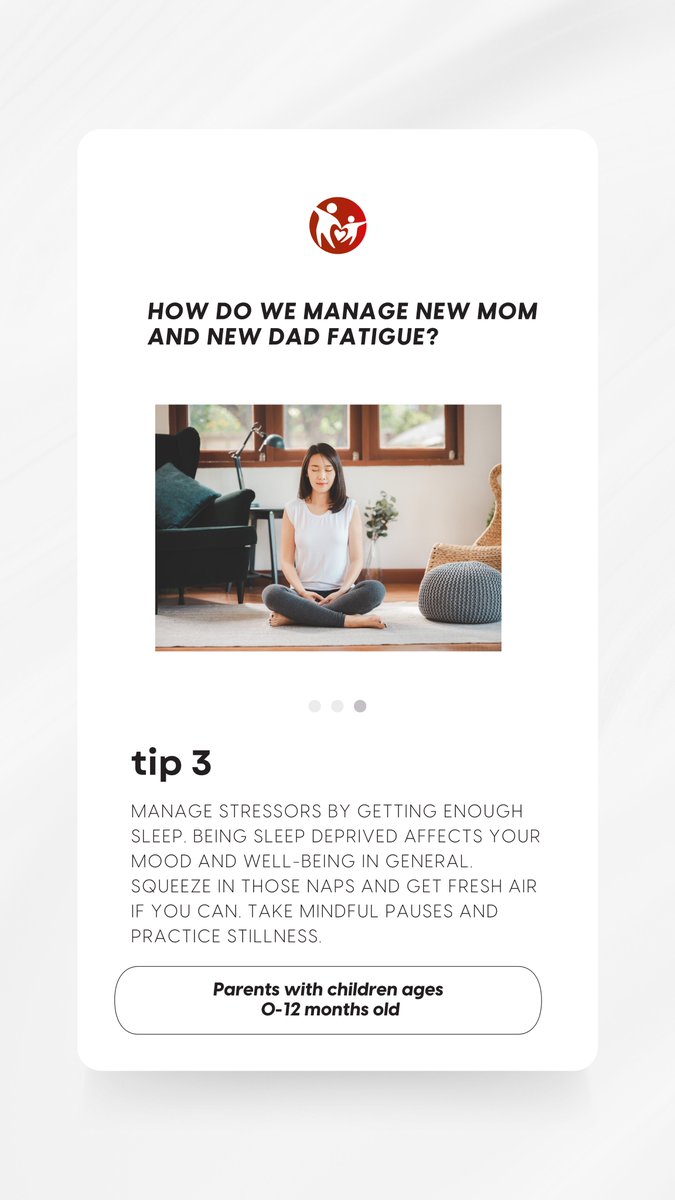 ParentPinoy's tweet photo. We know how stressful having a new baby could be. This week’s #NurturingHome Playbook talks about tips on managing fatigue.
Narito ang mga pwede ninyong gawin to better manage your time and be more effective in taking care of your baby.
We’re cheering you on, Pinoy Parents! https://t.co/PYVZswzI0f