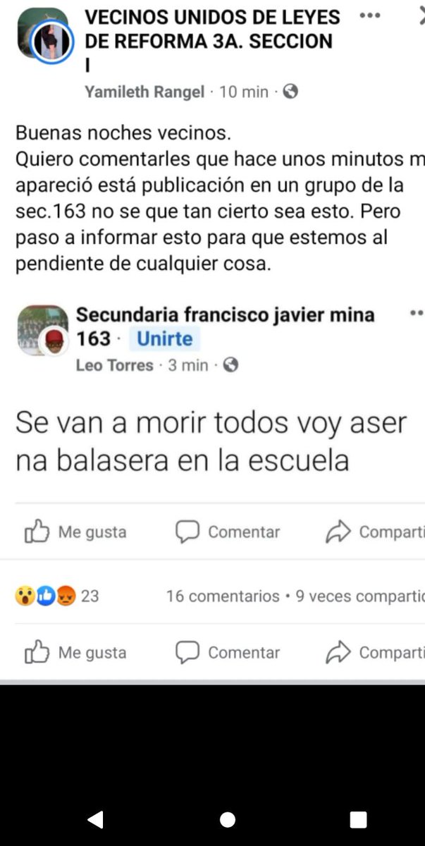meilidonr's tweet photo. @inakimanero @889Noticias porfavor el día de ayer subieron esto y hay muchas escuelas @SSC_CDMX no sabemos si es broma y que hacer, col leyes de Reforma Iztapalapa https://t.co/ZSEOWC8xiM