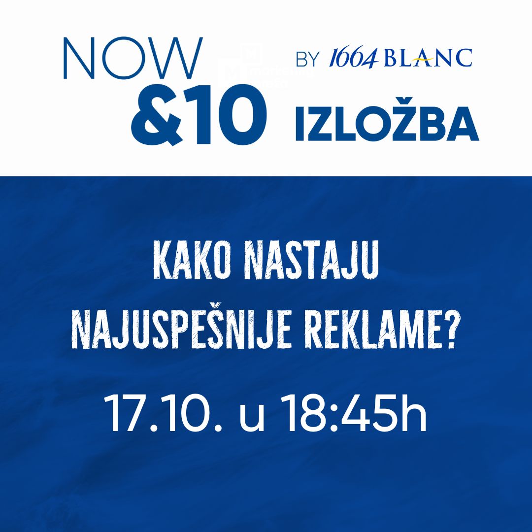 Naša kreativna direktorka <a href="/janasavic/">Jana Savic Rastovac</a>, 17. oktobra u Ušće Shopping Centru, biće učesnik panela pod nazivom "Kako nastaju najuspešnije reklame?". Panel će biti održan prilikom otvaranja Now&amp;10 izložbe kojom će biti obeležena desetogodišnjica <a href="/MarketingMreza/">Marketing mreža</a>.