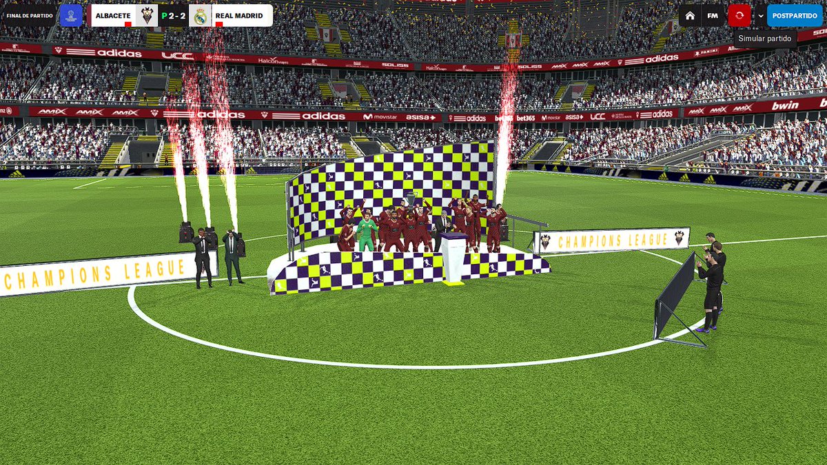 FM_Apelson's tweet image. Temporada 2027/2028. 

Se consiguió el mayor objetivo de la partida.