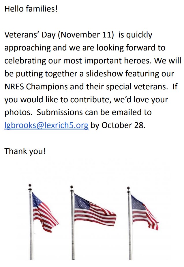 Attention!  Call for photographs of our Champions and their Veteran family members!