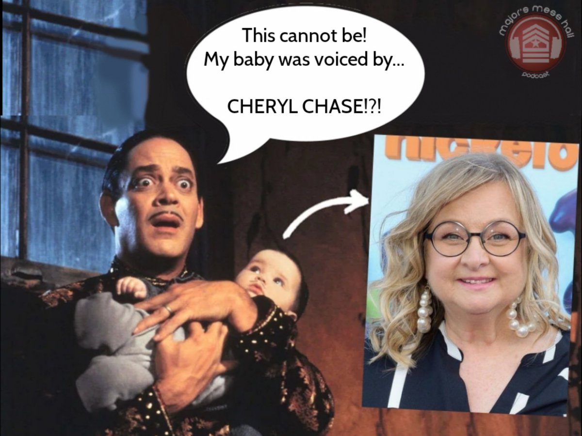 majorsmesshall's tweet photo. Yes Gomez, we were just as shocked as you!

Check out our interview with renowned voice actor @cherylchase on SoundCloud, or wherever you get your podcasts!
https://t.co/gUzT8IYltP https://t.co/OObr0c7d0W