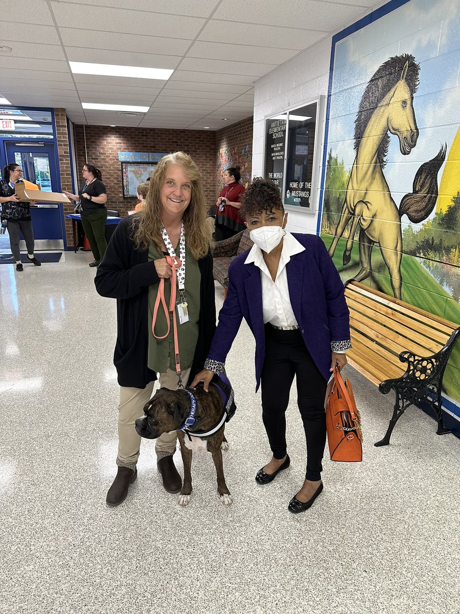 MarkMustangs's tweet photo. @anesmustangs @MrsBloomrose busy day yesterday. Bus evacuation drill and B2SN #1 great turnout! #ItsGrowTimeAntieram #PWCSNews https://t.co/oD7mNDOC2s