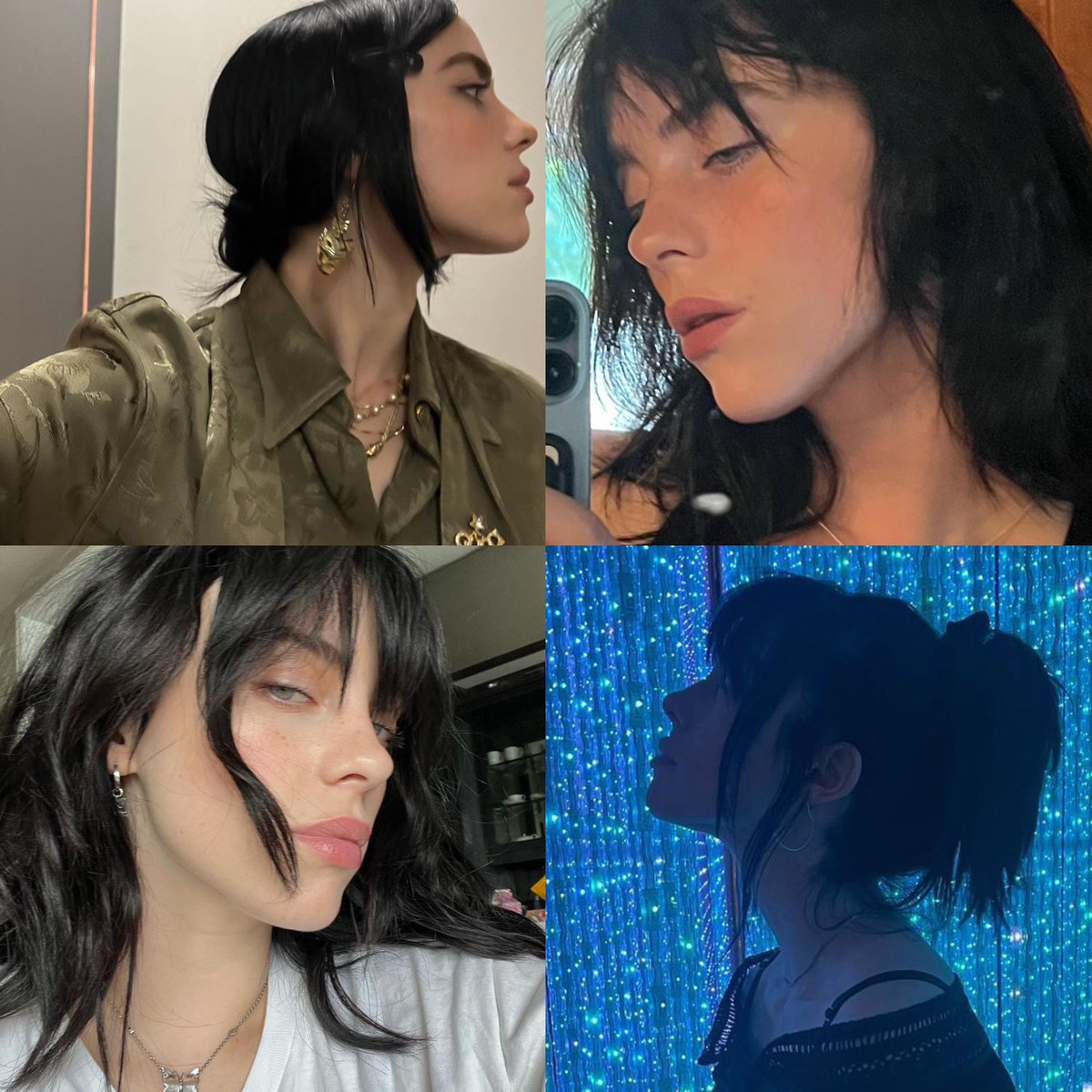 obsessed with billie eilish’s side profile