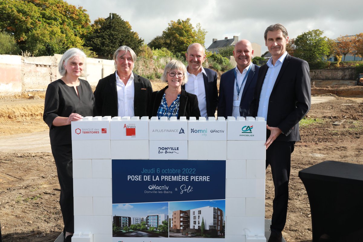 Retour en images sur la pose de la première pierre de la résidence services seniors Oh Activ à Donville-les-Bains, un projet de 105 logements en résidence senior situé en plein centre ville ! 
#finance #silvereconomie #seniors #immobilier