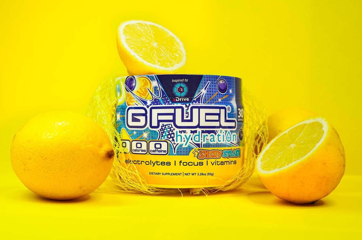 💛 𝗟𝗜𝗞𝗘 + 𝗥𝗧 to win a MOUTH-WATERING, CAFFEINE-FREE <a href="/aDrive_tK/">aDrive</a> x #GFUEL "SHINY SPLASH" Hydration Tub!!!

💦 Picking 2 winners tomorrow bc we just RESTOCKED these babies! ✨ 

🛍️ 𝗚𝗘𝗧 𝗬𝗢𝗨𝗥𝗦: GFUEL.ly/shiny-splash-h…