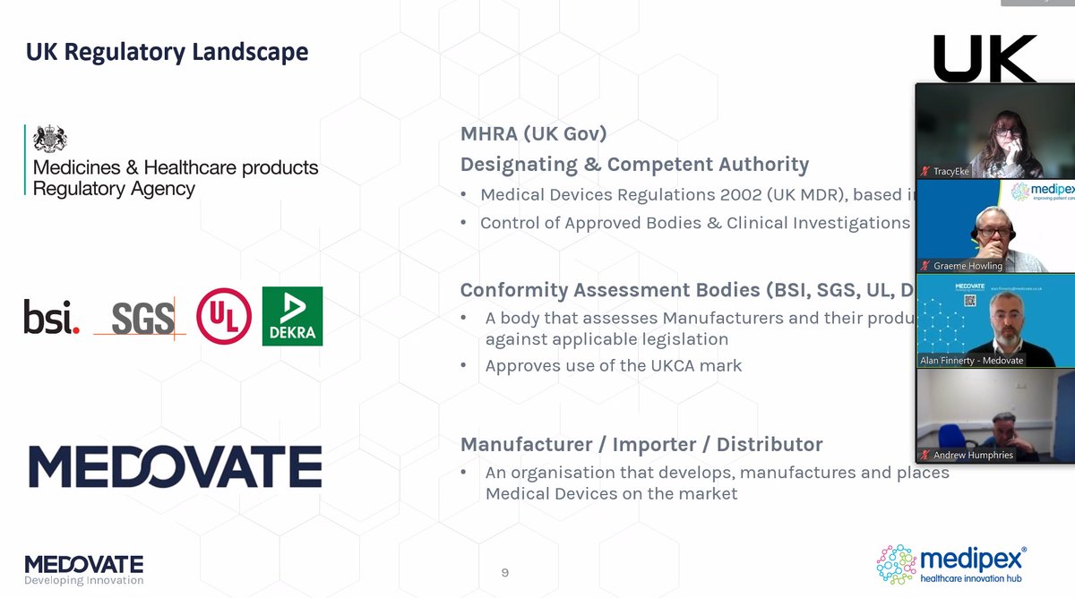 medovate's tweet photo. The first breakout session at the #MedipexAwards22 has begun with @AlanFinnerty. If you have any questions about regulatory aspects along the #medicaldevice development pathway this is the session for you! It will run again at 14.25 hours
@Medipex #NHS #innovation #regulation https://t.co/hAH4SbxWHh