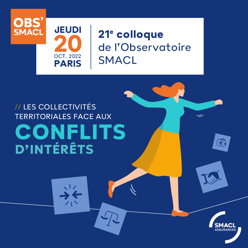 SmaclAssurances's tweet photo. 📆 J-8 pour l'évènement #CollObs 🥳
Rdv le 20 octobre pour le 21e colloque de l'@ObsSmacl sur le thème "Les collectivités territoriales face aux conflits d’intérêts" à Paris et également à distance. 🤗 Plus d'infos ➡️ https://t.co/s0bIustwDl
#CollObs #ObsSmacl https://t.co/TWDaQND5GM