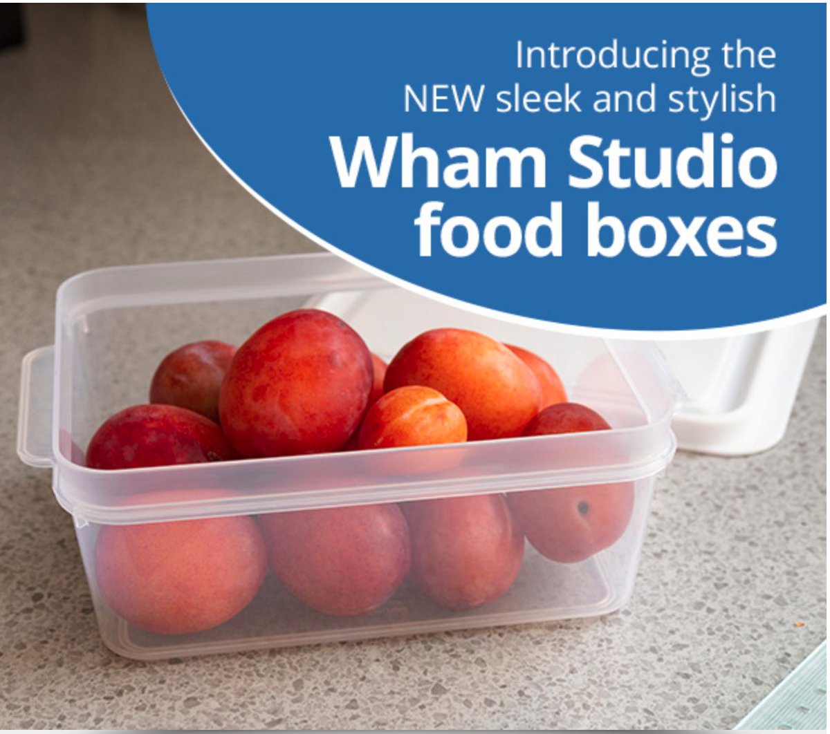 PLASTICBOXSHOP's tweet photo. Introducing the 🆕 Wham® Studio Food Boxes:

🇬🇧 UK Manufactured
✅ BPA FREE
✅ Air-tight flexible lid
✅ Stores food neatly in the fridge or freezer
✅ Stacks neatly, nests empty

SHOP NOW 👇🏻
https://t.co/NCH0vjzNBo https://t.co/3dzhVjwYoQ