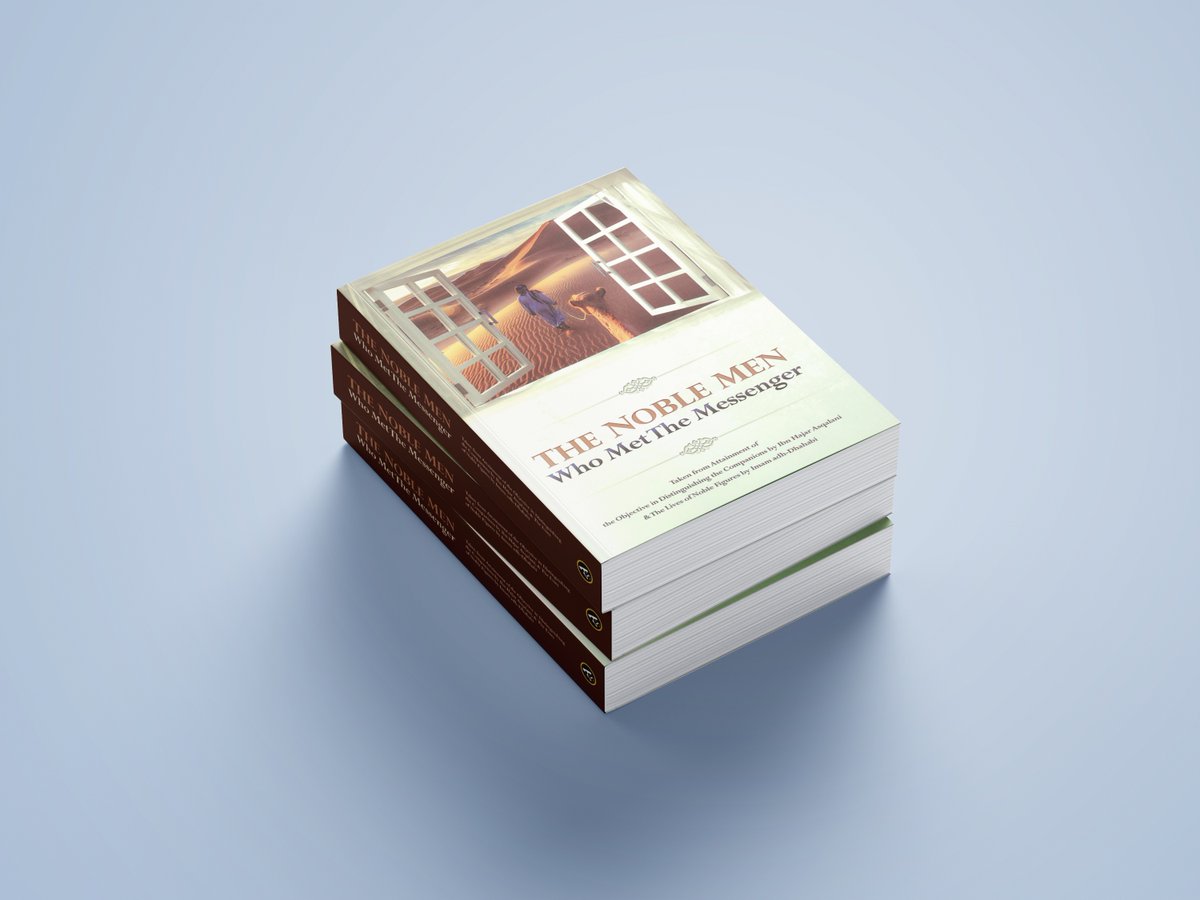 NEW ARRIVAL!

An encyclopedia of more than 850 noble companions of the Messenger of Allah (ﷺ), those from mankind and the jinn. This book was extracted from the classic history books of both Hafidh Ibn Hajar Asqalani and Imam Adh-Dhahabi.

ORDER NOW:salafibookstore.com/product/the-no…