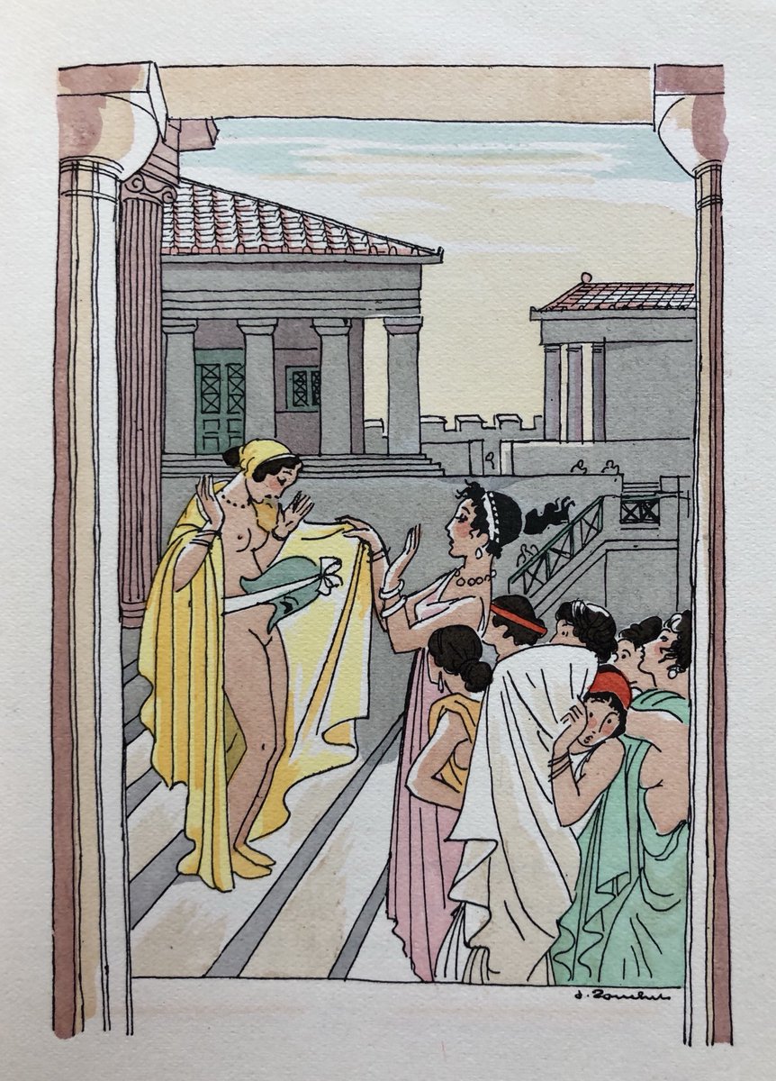 「Lysistrata, par Jacques Touchet, 1941 」|Thomas Ragonのイラスト