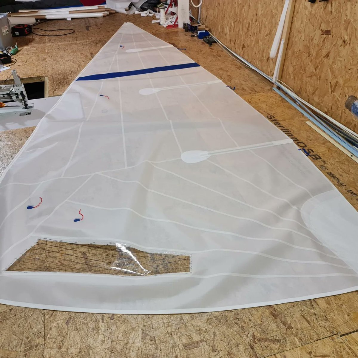 Nothing like a bit of colour co-ordination with the class logo! Looks good with blue number, tail tells and Morgan logo.