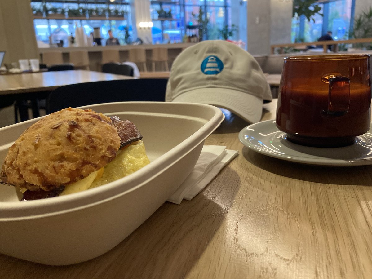 This morning, #selfcare is an egg sammie and coffee <a href="/EddaCoffee/">Edda Coffee Roasters</a>.