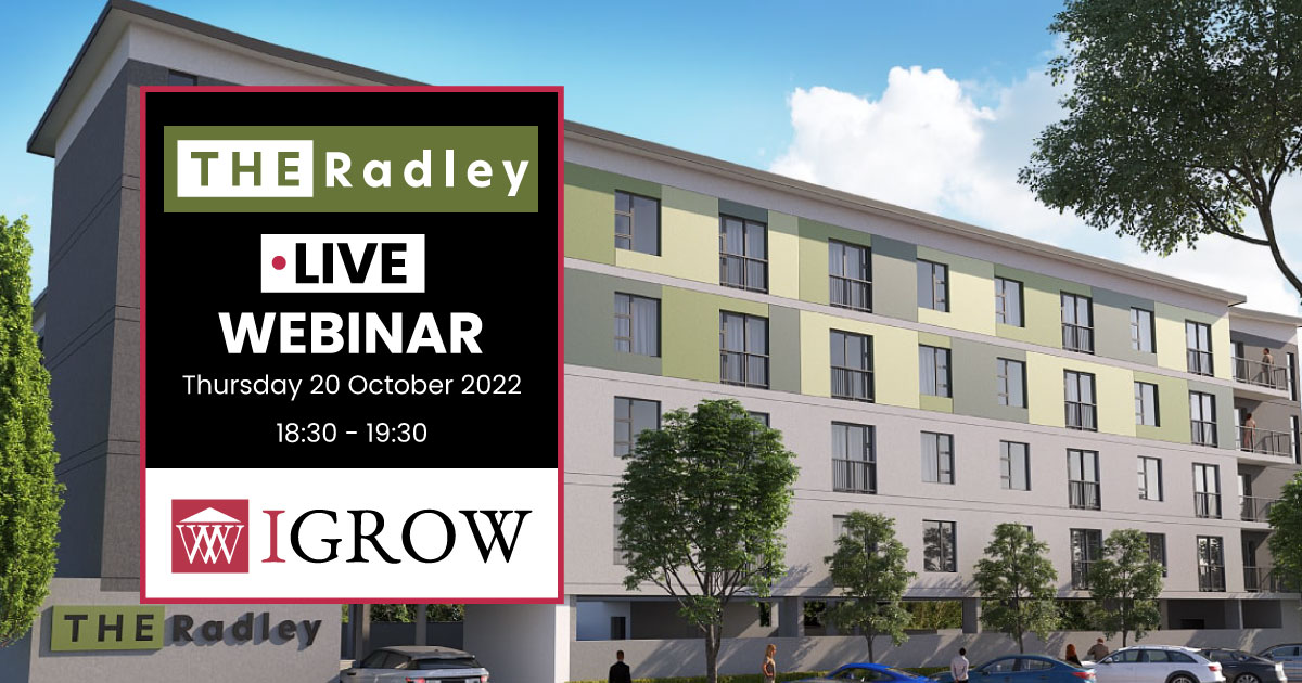 IGrowWealth's tweet photo. 🔴 𝗟𝗜𝗩𝗘 𝗪𝗘𝗕𝗜𝗡𝗔𝗥 𝗘𝗩𝗘𝗡𝗧: 𝗣𝗥𝗢𝗣𝗘𝗥𝗧𝗬 𝗗𝗘𝗩𝗘𝗟𝗢𝗣𝗠𝗘𝗡𝗧 𝗟𝗔𝗨𝗡𝗖𝗛: 𝗧𝗛𝗘 𝗥𝗔𝗗𝗟𝗘𝗬

𝗦𝗔𝗩𝗘 𝗬𝗢𝗨𝗥 𝗦𝗘𝗔𝗧: https://t.co/IFg8iQXSSu 

#Leaveyourlegacy #IGrow #legacy #wealth #property #investment #webinar #live #TheRadley #CapeTown #Bellville https://t.co/vDNw0C1nFv