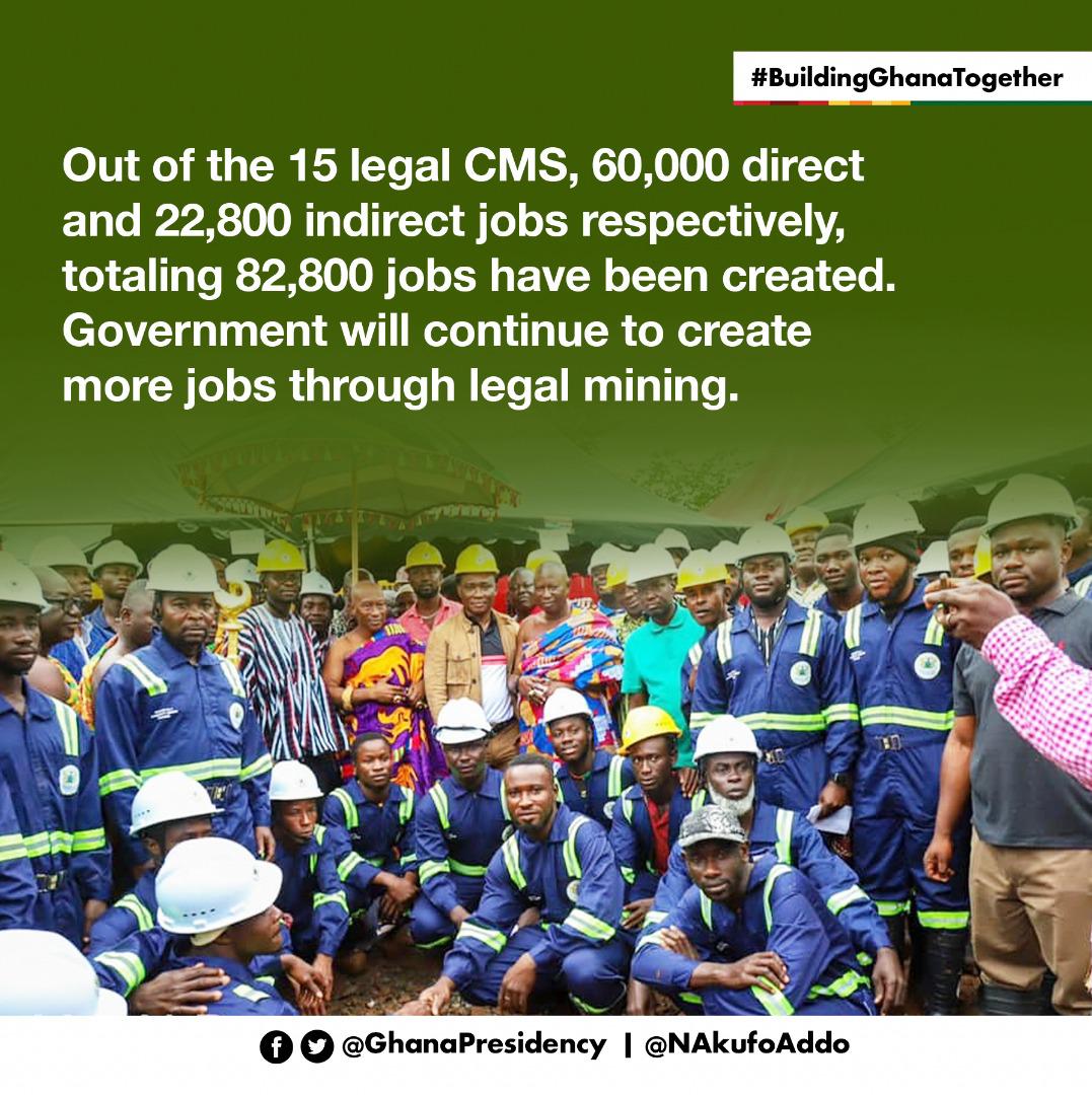 NPP_GH's tweet photo. Creating jobs through legal Community Mining initiatives.
#FightAgainstGalamseyMenace 
#StopGalamseyNow https://t.co/IROsPYXKJe