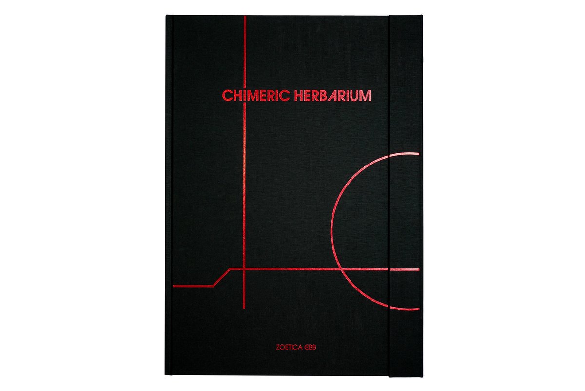 zoetica's tweet image. I'm thrilled to announce my art book, 𝘾𝙝𝙞𝙢𝙚𝙧𝙞𝙘 𝙃𝙚𝙧𝙗𝙖𝙧𝙞𝙪𝙢. zoeticaebb.com/shop This sumptuous tome contains the complete #AlienBotany art archive &amp;amp; a record of the new forms these plants have taken since this infectious collection was discovered on Earth🩸👽🌺