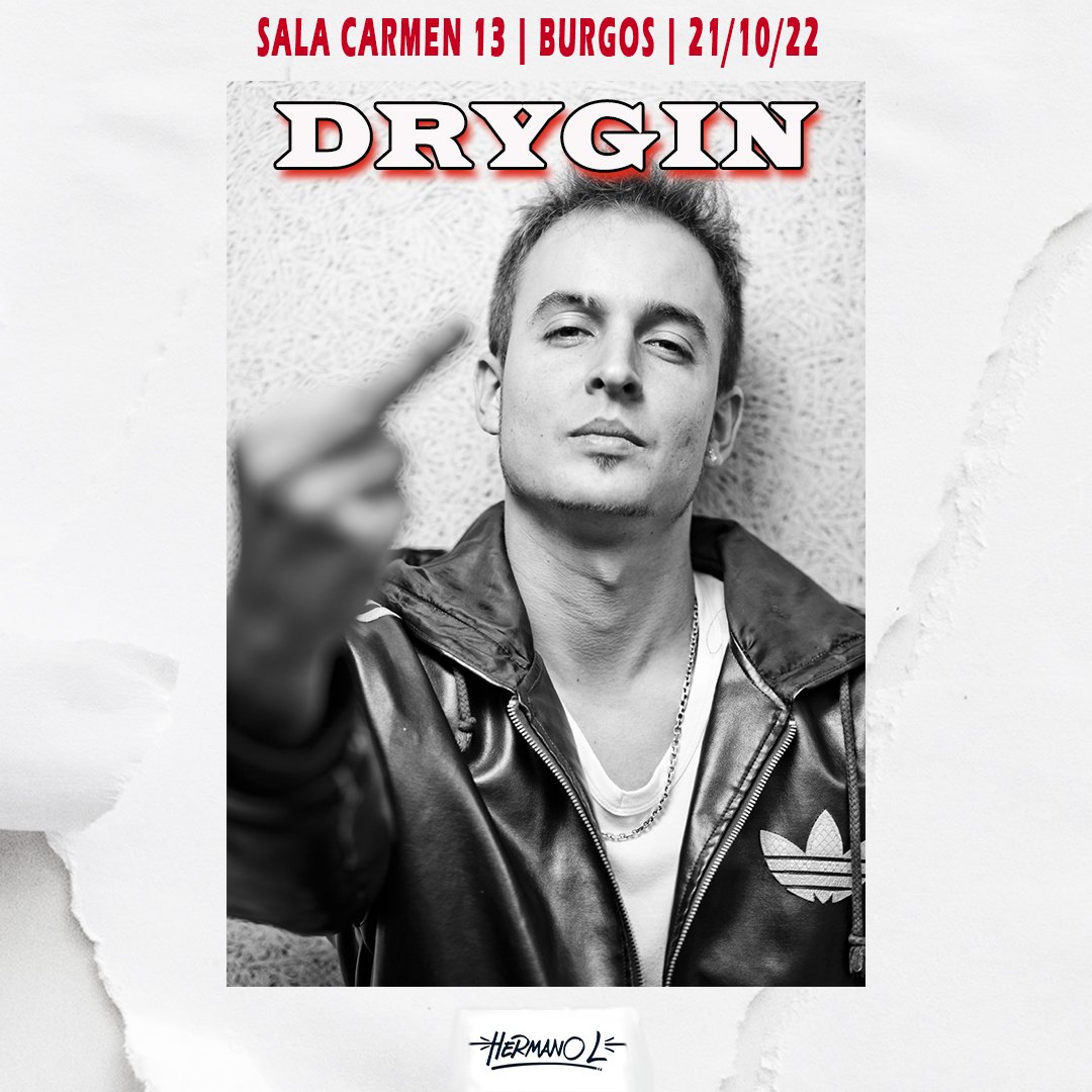 🔷️🔷️🔷️DRYGIN🔷️🔷️🔷️

@dryginselektah es un DJ afincado en Burgos de largo recorrido y un montón de éxitos en la maleta. Sus sets oscilan desde el Rap , West coast, Club, Dancehall, soca... 🕺

El próximo Viernes en Carmen 13

Concierto de <a href="/hermanoele/">Hermanoele</a> 🔥

#Burgos #music