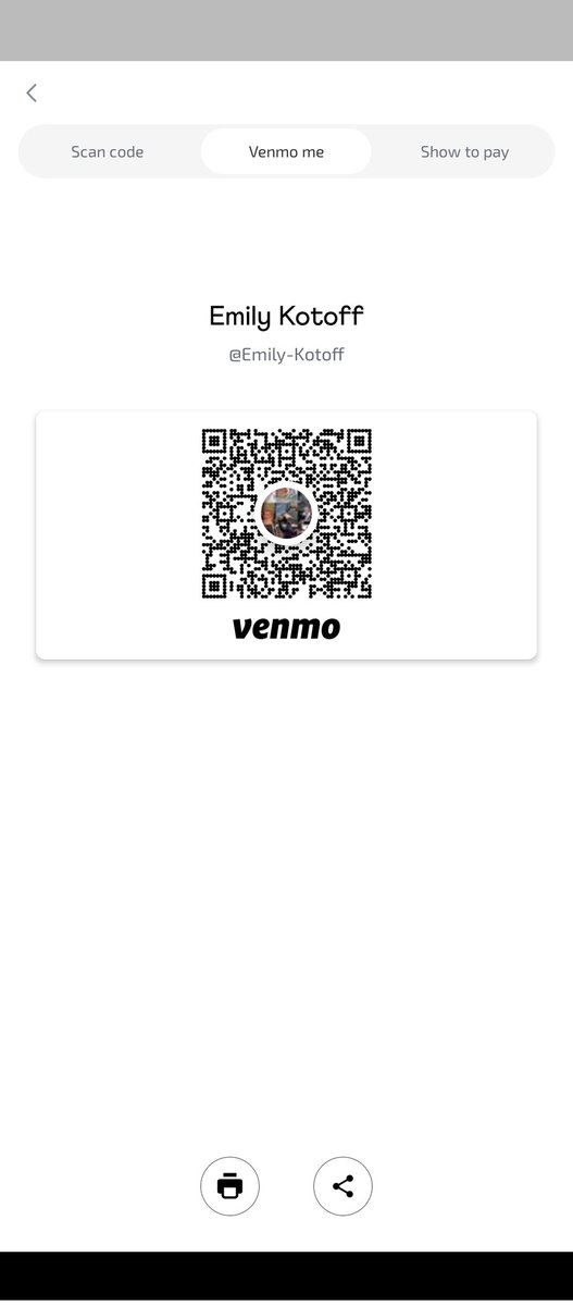 KotoffEmily's tweet photo. @Venmo https://t.co/cEyPqKDuFL