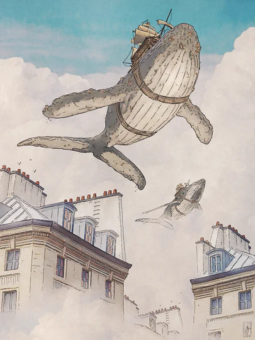 Late #PortfolioDay I draw weird things flying in my free time  