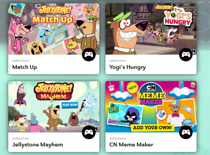 jellystone screenshots and of out context and fact on Twitter "fact12jellystone has games